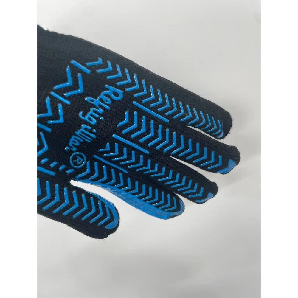 RefrigiWear 509M Dual Layer Unisex M Black Herringbone Grip Work Gloves‎ NWOT